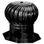 Ll Building Products 12In Black Glv Wind Turbine GIC12BL