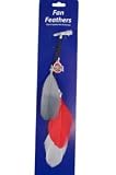 Ohio State Buckeyes OSU NCAA Team Color Feather Hair Clip