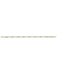 Black Hills Gold Tricolor 10K Gold Leaf Bracelet