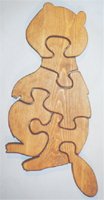 217xkm0jB%2BL Wooden Educational Jig Saw Puzzle   Beaver