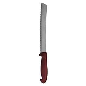 Norpro 8 Inch Bread Knife, Red by Norpro