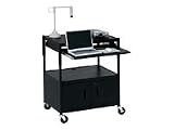 Bretford Interactive Learning Center ECILS3-BK - Cart for projector - black - floor-standing