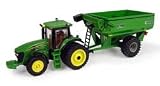 John Deere Toy 7930 Row Crop Tractor with Duals and Frontier Grain Cart