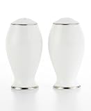 Mikasa Cameo Platinum Salt/ Pepper Shakers