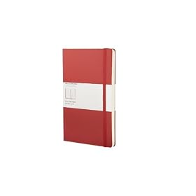 Moleskine Large Ruled Notebook Red