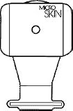 Cymed 9381520 7 Inch One-Piece Transparent Drainable Pouch with Plain Barrier Cut to Fit Stoma Up to 1.75 Inch - Box of 10