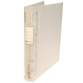 Itoya Keba Sweden Binder, Polypropylene Cover, 8.5 x 11 Three Ring Binder 1.5 Ring, Color: Clear