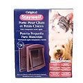  : Pet Door with Security Panel - Small Brown