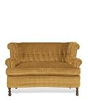 WingBack Loveseat Straw