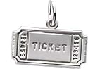 Ticket Charm by Rembrandt Charms