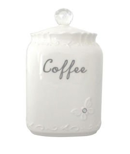 Santa Barbara Design Studio Bombay Duck White Ceramic Coffee Jar