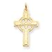 14k Celtic Cross Pendant