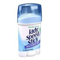 Lady Speed Stick Anti-Perspirant & Deodorant, Invisible Dry, Powder Fresh, 1.4 oz (39.6 g)