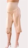 Motherhood Maternity: Plus Size Secret Fit Belly(tm) Twill Maternity Capri Pants