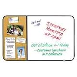 Post-it Bulletin Board, Sticky Cork and Dry Erase, Framed, 22x34 MMM558BBDE