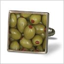 Stewart Stand Green Olives Designer Cufflinks in Box by Robert Charles-Executive Gift