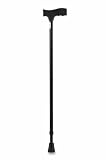 NOVA Cane with T-Handle and Strap, Black
