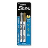 Paint Markers, Oil Base, Extra Fine, 2/PK, Gold/Silver, Sold as 1 pack