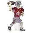Ohio State Buckeyes 44" Animated Lawn Figure - NCAA College Athletics