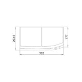 LIXIL メンテナンス部品 住器用部品 バスルーム 床 排水部品 化粧排水蓋(L) ライトグレー[RMVB902]