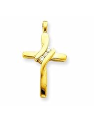 14K Gold Diamond Cross Mounting