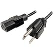 Cables Unlimited PWR-1000-12 Shielded AC UL Power Cord (12 feet)