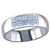 0.75 Carat F/VS1 Princess Certified Diamond Anniversary Ring in 18ct Solid White Gold