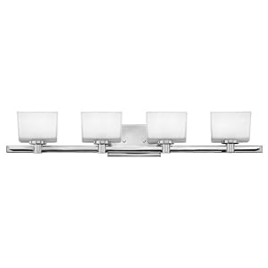 Hinkley Taylor 5024CM Large Glass Reversible 4 Light 140 watt (6H x 36W) Vanity Lighting... by Hinkley