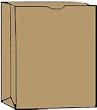 Paper Bag 70# HD PLAIN GROCERY BAG