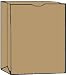Sysco Food Services 5472410 Plain Paper Bag - 70 Lb (Pack of 500)