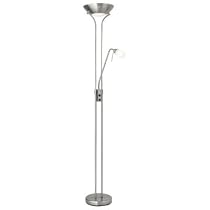 Energy Saving Floor Lamp Colour: Satin Chrome