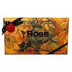 Alchimia Ladybug Yellow Rose Single Soap 10.6 Oz. From Italy