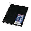 NotePro Notebook,Black,200 Pages,11x8-1/2