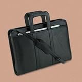 UNIVERSAL(45650) Nappa Leather Portfolio, 16 x 4 x 11, Black