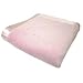Elegant Baby Pink Microfiber Blanket 36 x 45 With Silky Satin Binding Trim