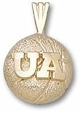 Arizona Wildcats "UA Basketball" Pendant - 14KT Gold Jewelry