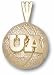 Arizona Wildcats "UA Basketball" Pendant - 14KT Gold Jewelry
