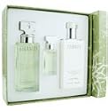 Eternity By Calvin Klein For Women. Set-eau De Parfum Spray 3.4 oz & Body Lotion 6.7 oz & Eau De Parfum Spray .5 oz Mini