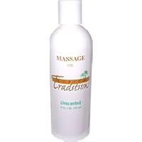Tropical Traditions Organic Virgin Coconut Oil Massage Oil - Unscented - 8 oz