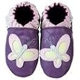 Robeez Butterfly Purple Soft Sole Baby Shoes 2 - 3 Years Old * 08 Newest Collection -- We Have Large Selections! *