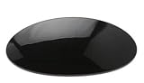 France Luxe Oval 7cm Barrette - Black