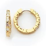 14k 2mm Moissanite Earring