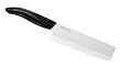 Kyocera Revolution Series 6-Inch Nakiri Vegetable Cleaver, White Blade