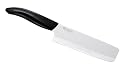 Kyocera Revolution Series 6-Inch Nakiri Vegetable Cleaver, White Blade