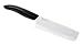 Kyocera Revolution Series 6-Inch Nakiri Vegetable Cleaver, White Blade
