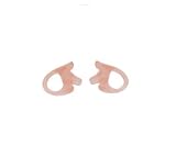 Replacement Medium Earmold Earbud One Pair for Two-Way Radio Coil Tube Audio Kits