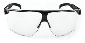 3M Maxim Safety Glasses With Black Frame And Clear RAS Anti-Scrach Lens