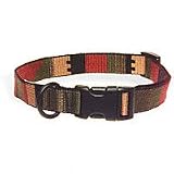 Pet Supplies : Bison Designs Rasta Adjustable Nylon Dog Collar