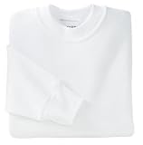 NEW Port & Company - Youth Crewneck Sweatshirt White-XS