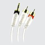 ETHEREAL 3.5 ST PLUG TO 2 RCA PLUG-6 FT WH - EM-Y2RCAMP3-WH6